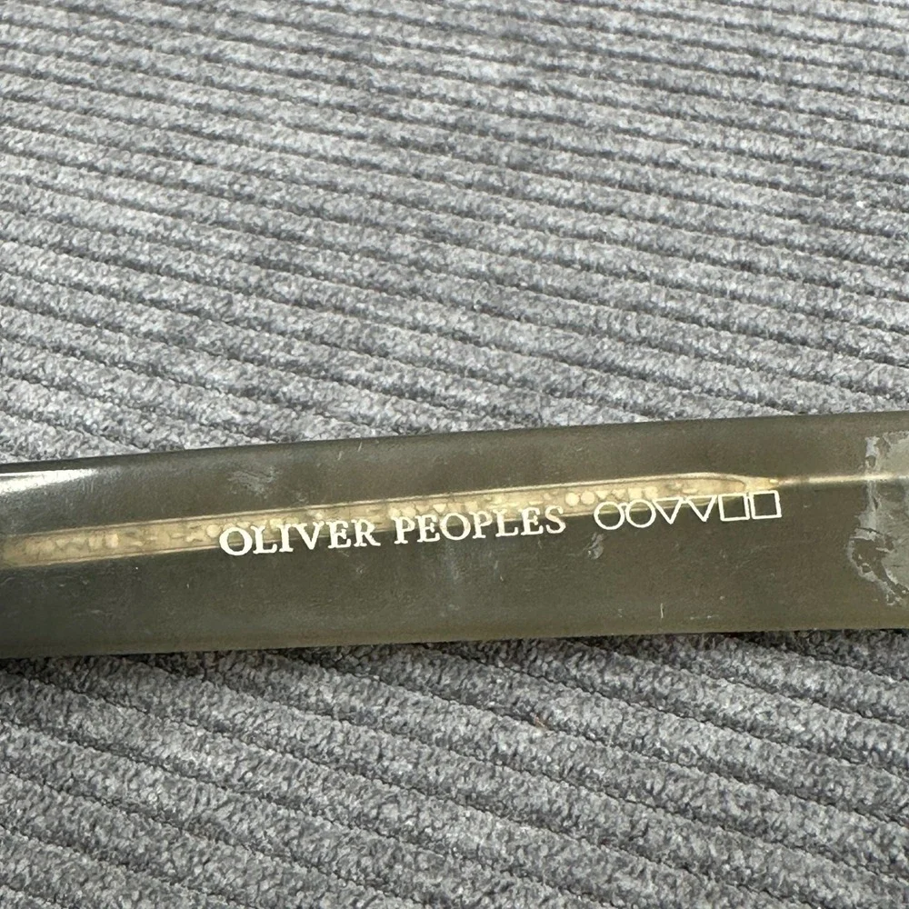 Oliver Peoples Cat Eye Glasses Frames Translucent Taupe Hand Crafted Italy